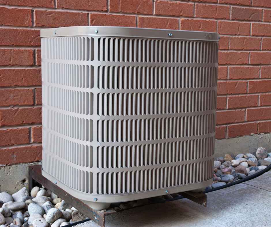 HVAC unit outside a home