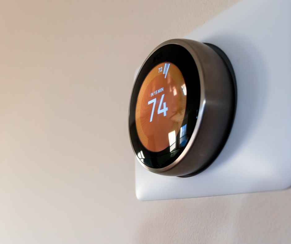 A programmed smart thermostat